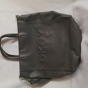 DKNY large gray bag